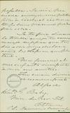 Document (Lettre de Alfred Aubert de Gaspé à George Baby)