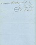 Document (Lettre de G. B. Hall à Samuel Gerrard)