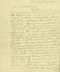 Document (Lettre de Levi Kemp à J. M. Frothingham)