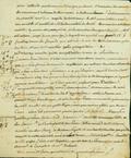 Document (Lettre de La Corne à sa soeur)