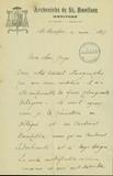 Document (Lettre de Adélard Langevin à George Baby)
