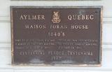 Plaque de la maison Foran
