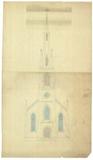 Dessin d'architecture (Église)