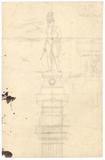 Dessin d'architecture (Monument aux Braves de 1760)