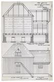 Dessin d'architecture (Ice House & Refrigerators for Vict. Park)
