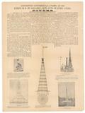 Dessin d'architecture (Exposition universelle à Paris, an 1900 exhibits de M. Chs. Baillairgé, arcte. et ing, de Québec, Canada. Divers)