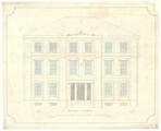 Dessin d'architecture (Hôtel de ville, rue Saint-Louis)