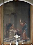 Peinture (Saint Anicet et saint Polycarpe fixant la date de la fête de Pâques)