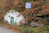 Caveau à légumes. Vue d'angle