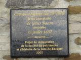 Caveau à légumes. Plaque