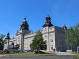 Collège de Sainte-Anne-de-la-Pocatière. Vue d'angle