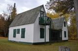 Pavillon d'accueil. Vue arrière