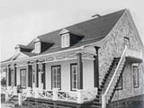 Maison Guay. Maison de Victor Guay, le 3 avril 1976. Vue d'ensemble