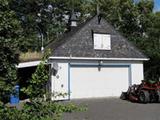 Maison Joséphine-Lacourcière. Garage. Vue avant