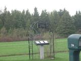 414, 4e Rang Ouest. Monument commémoratif