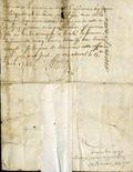 Document (Compte de D'Auteuil à Madame d'Argenteuil pour paquets donnés à des sauvages)