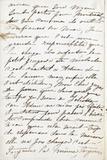 Document (Lettre de Cécile Baby à George Baby)