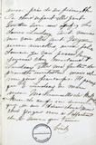 Document (Lettre de Cécile Baby à George Baby)