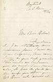 Document (Lettre de Cécile Baby à Hélène Baby)