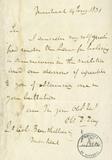 Document (Lettre de Charles D. Day au Lieutenant Colonel Bouthillier)