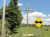 Croix de chemin du Rang-Saint-Guillaume. Vue avant