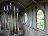 Site de la première chapelle de la mission de Standon. Vue intérieure