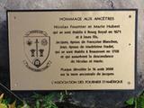 Plaque de la famille Fournier