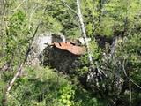 Moulin de la route de la Chute. Moulin abandonné