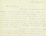 Lettre de Eugénie Baby à Georges Baby, page 1