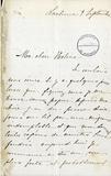Lettre de Eugénie Baby à Hélène Baby, page 1