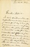 Lettre de Eugénie Baby à Hélène Baby, page 1