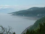 Le panorama de la plage