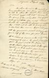 Lettre de Adam Hall à James Grant, page 1