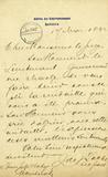 Lettre de T. de L. Taché à Louis-François-Georges Baby, page 1