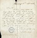 Lettre de W. Walker à Michael O'Sullivan, page 1