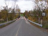 Pont de la rivière des Mères. Vue générale vers le nord avec les approches