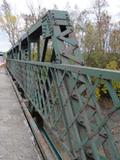 Pont de la rivière des Mères. Vue de détail de la structure ouest.