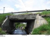 Pont du ruisseau Aubin. Vue latérale est (élévation).