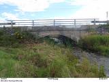 Pont du ruisseau du 3e Rang Est. Vue latérale. Élévation nord, profil aval.