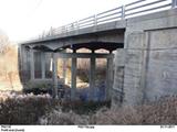 Pont de la rivière Abénakis. Vue latérale (vue aval ouest)