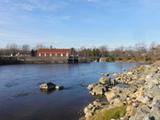 Barrage d'Arthurville. Vue arrière vers le nord depuis la route du Pouvoir