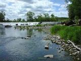 Barrage de la meunerie Longchamps. Vue avant