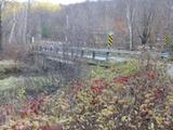 Pont du ruisseau de la Chute. Vue générale vers le sud