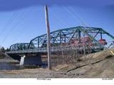 Pont Taschereau. Vue générale profil amont