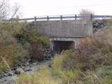 Pont du ruisseau Bellechasse. Vue latérale profil est