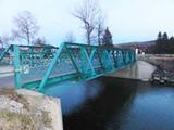 Pont du rang de la Fourche Ouest. Vue latérale sud