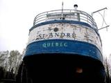 Bateau Le Saint-André. Détail. Vue arrière