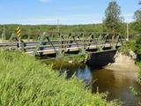 Pont de la Rivière-de-la-Fourche. Vue latérale (sud)