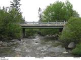 Pont du ruisseau à l'Eau Chaude. Vue latérale