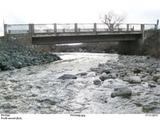 Pont de la rivière de la Fourche Est. Profil amont est